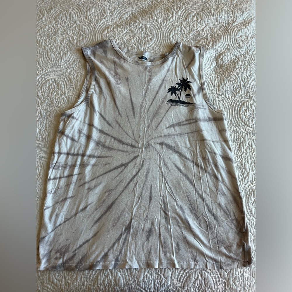 Old Navy Men’s 100% Cotton Tie Dye Tank Top